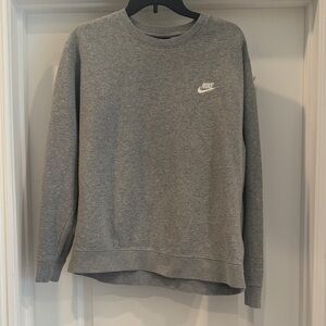 Nike Heather Gray Crewneck Sweatshirt